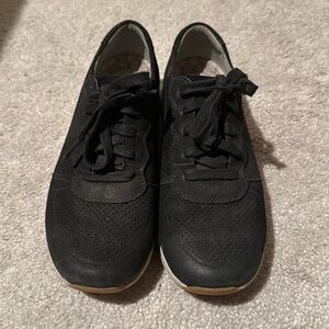 Womens Shoes Size 38 (8) Dansko Brand High Arch Black Leather white outsole
